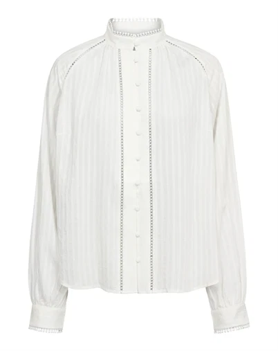 Co' Couture - SenneCC Lace Skjorte - White 